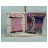 New 3D sculpture puzzle and collector doll