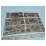 6 novelty banknote papers