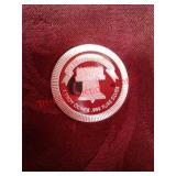 1 troy ounce 999 fine silver stackable round