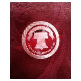 1 troy ounce 999 fine silver stackable round