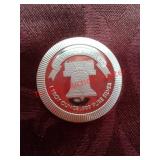 1 troy ounce 999 fine silver stackable round