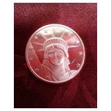 1 troy ounce 999 fine silver round