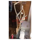 Wood canopy frame for twin size bed