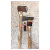 Axes  and splitting wedge