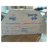 48-inch portable tabletop, cork display board