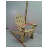 Kids / child Adirondack wood patio lounge chair