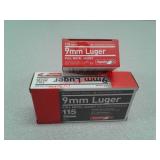 100 rounds Aguila 9mm ammo ammunition
