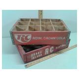 2 vintage RC Royal Crown Cola Grand Island