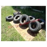 LOT OF USED ATV / 4 WHEELER TIRES