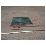JOB LOT OF FENCING POSTS & MORE