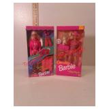 Swim and dive and caboodles Barbie dolls