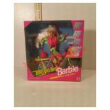Bicycling Barbie doll