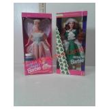 Bubble Angel and Irish Barbie dolls