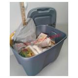 18 gallon tote full of patterns for doll clothes