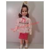 31 inch plastic Walker doll by uneeda