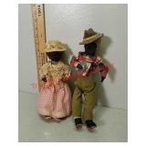 Apple dolls with stands