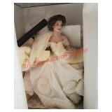 Franklin heirloom dolls Jackie Kennedy Bride doll