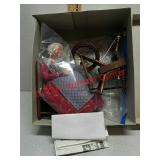 Doll with wood chair and yarn spinner