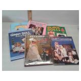 Lot of books, effanbee, Ginny, Patsy and more