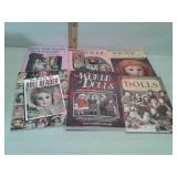Lots of books, the world of dolls, Vogue, Patsy