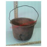 Vintage cast iron kettle