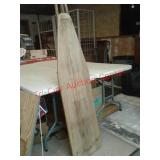 Vintage wood ironing board