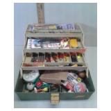 Plano tackle box with contents