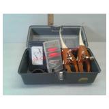 Plano tackle box with two Pocket Fisherman and