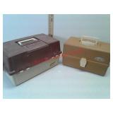 Plano and old pal tackle boxes with contents