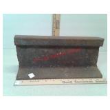 12 inch piece of railroad tie, great door stops