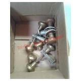 Brass door knobs