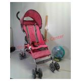 > Evenflo toddler umbrella stroller and Play-Doh