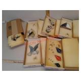 6 Tiffany stained glass window hangings