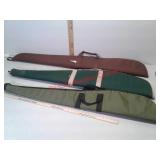3 padded shotgun rifle gun cases