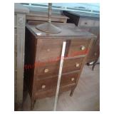 > 3 drawer wood dresser