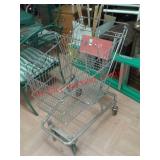 > metal shopping cart