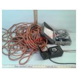 Extension cord, has been repaired and 2 timers