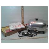 Sunbeam electric skillet, the juicing Bible and