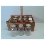 Miscellaneous lot of canning jars with lids,
