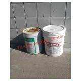 Unopened 5gal of weed pro and opened rapidroof