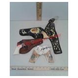 Vintage Ranger cap gun in holster, pony boy cap