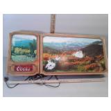 Vintage Coors Light Up Beer sign, copyright 1981,