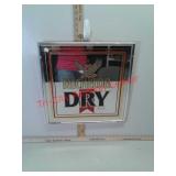 >Vintage 1989 Michelob dry beer mirror