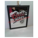 >Vintage 1999 Coors Light beer mirror