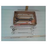 Lots of large combination wrenches