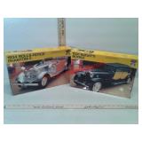 Two unopened testors 1931 Bugatti Royale and 1934