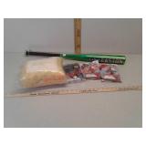 Lot of Easton Cyclone baseball bat, Spider-Man