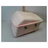 Fiberglass saddlebag for motorcycle