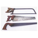 Vintage Antique Hand Saws
