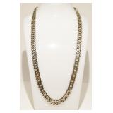 Heavy Sterling Silver Chain Necklace 20" 42.3g